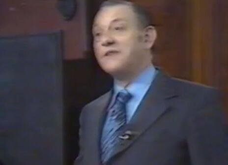 Eric Laithwaite in his 1974 CHRISTMAS LECTURE