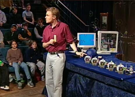 A still from the 1999 CHRISTMAS LECTURE