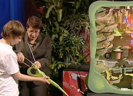 A still from the 2009 CHRISTMAS LECTURES  