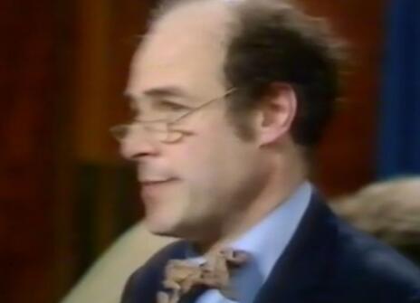 Heinz Wolff  speaking at the Ri theatre