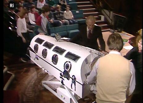 A still from the 1984 CHRISTMAS LECTURE