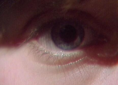 A woman's eye