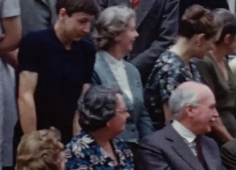 A crowd of people