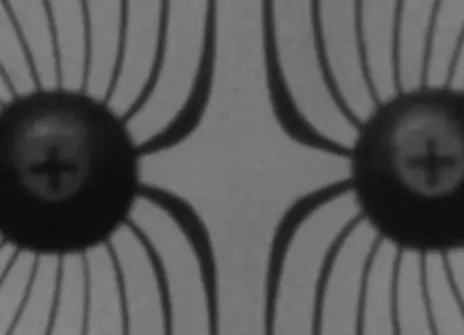 A demonstration of Michael Faraday’s lines of force