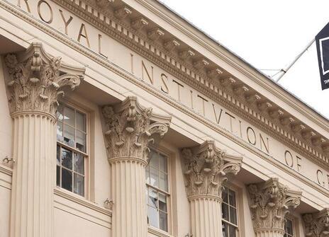The exterior of the Royal Institution