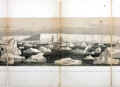 The Ross Ice Shelf, named in honour of Captain Ross’ expedition.