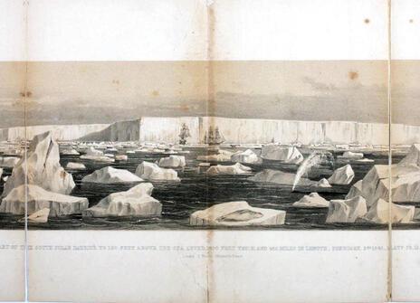 The Ross Ice Shelf, named in honour of Captain Ross’ expedition.