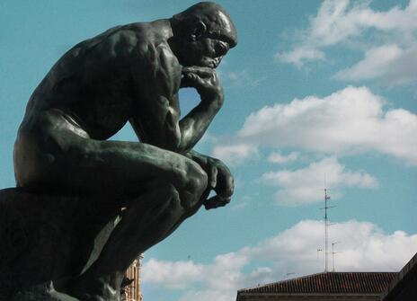 The Thinker statue