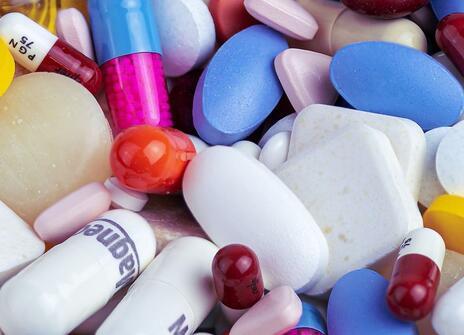 Variety of pills