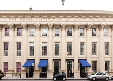 The facade of the Royal Institution building