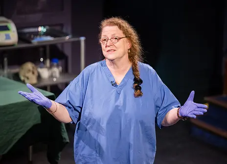 Dame Sue Black in the first Ri 2022 Christmas lecture