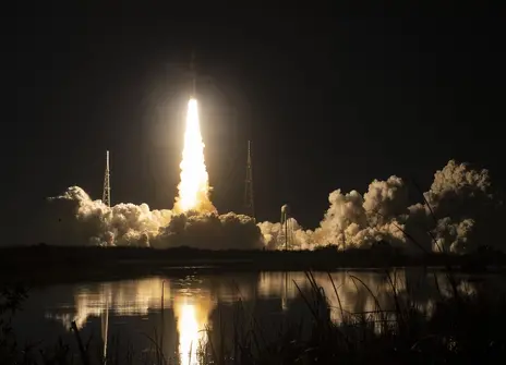 The launch of the Artemis mission