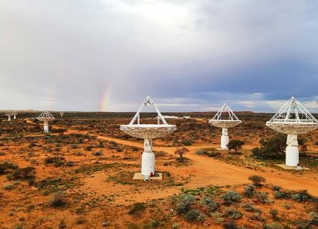 Satellites in the Australian desert