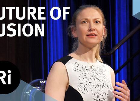 Youtube thumbnail image of Melanie Windridge talking about nuclear fusion