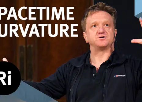 Chris Clarkson gives a talk at the Royal Institution entitled 'Spacetime Curvature'