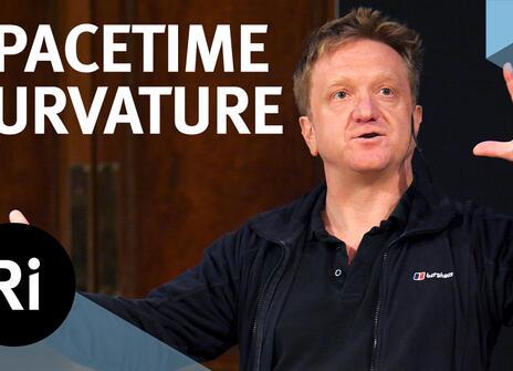 Chris Clarkson gives a talk at the Royal Institution entitled 'Spacetime Curvature'