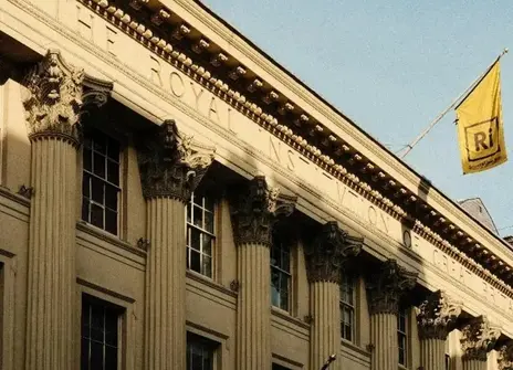 The exterior of the Royal Institution building