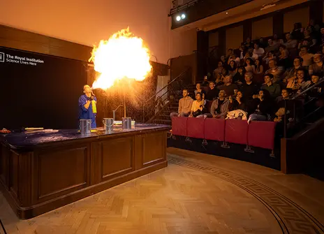 A fiery demo in the audience-packed Ri theatre