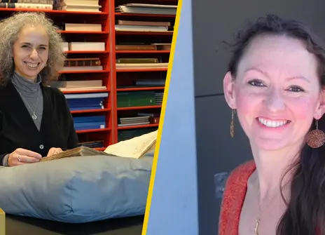 Ellen Hausner (L) and Monica Stenzel (R) are the two newly appointed Ri Freer fellows