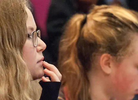 Students exploring ideas from leading female mathematicians