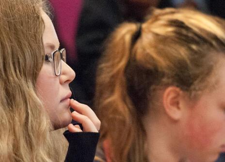 Students exploring ideas from leading female mathematicians