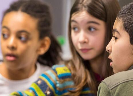 Pupils at a Primary Mathematics Masterclass