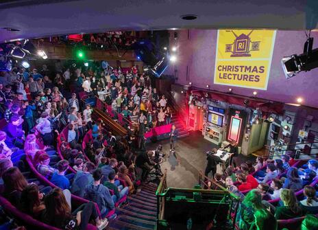 Image of CHRISTMAS LECTURES being filmed