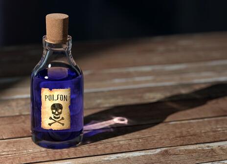 Image of a poison bottle