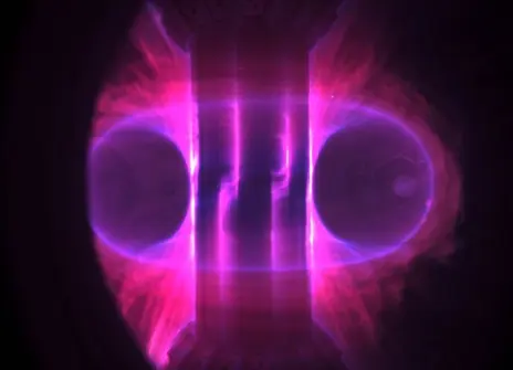 Image of the inside of a tokamak