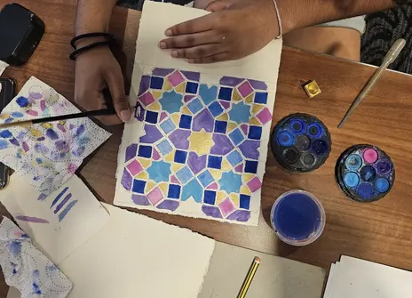 Image showing paintings from workshop