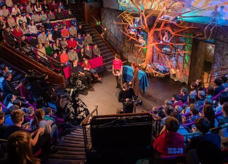 The Christmas Lectures audience in 2018 at the Ri
