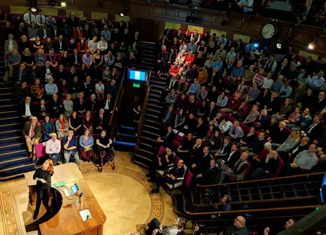 Audiences in the Theatre at the Royal Institution