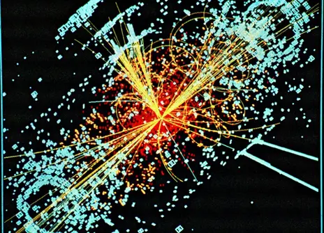 CERN colourful traces of Higgs and electrons