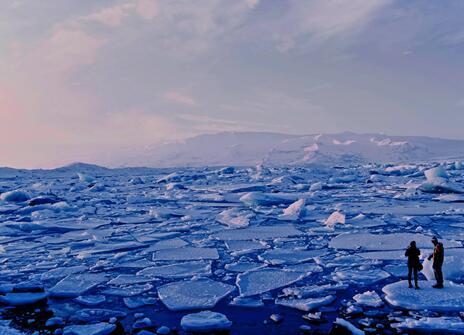 Melting ice sheets