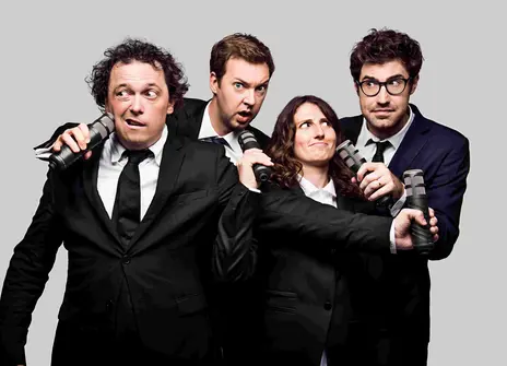 Image of Andy, Dan, Anna and James from No Such Thing As A Fish