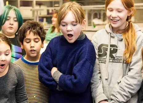 A group of participant surprised at a workshop