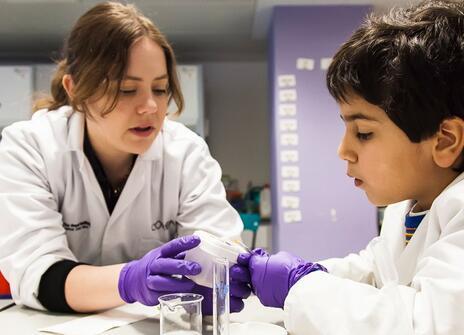 Children in the Young Scientist Centre