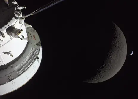 Artemis mission photograph