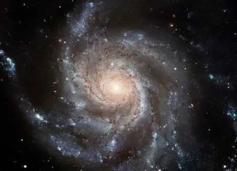 Galaxy in the shape of a spiral