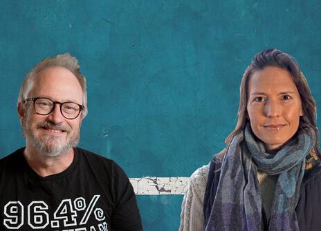 Robin Ince and Helen Czerski
