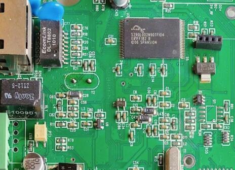 Image of a green circuit board