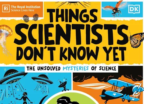 Cover for the book 'Things Scientists don't know yet' by Pete Gallivan