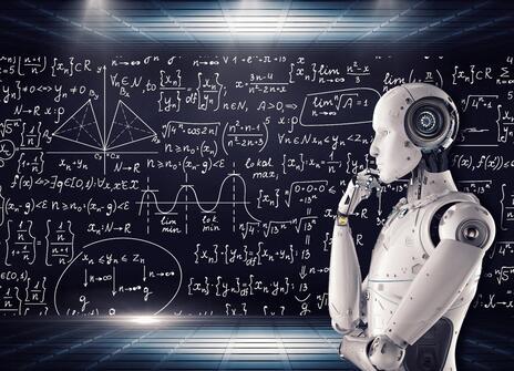 a robot thinking