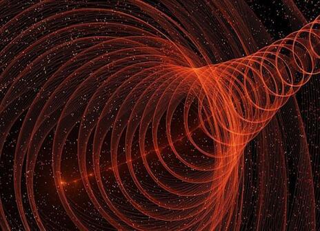Ultrasound beams dissipating into the universe