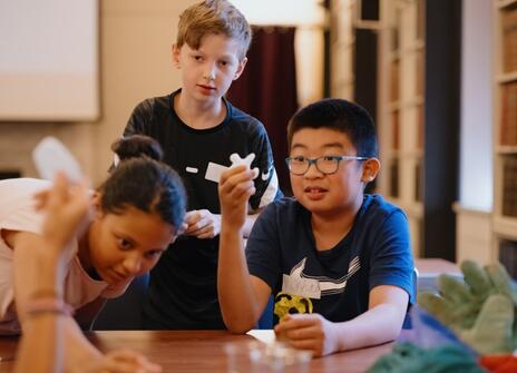 Students exploring energy