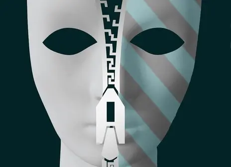 Mask split in two different patterns