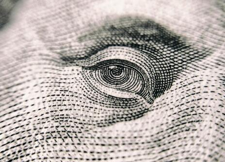 Drawing of a man's eye