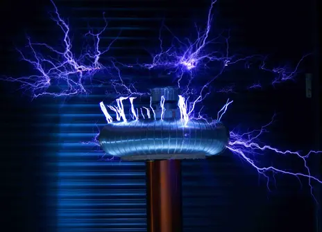 Image of a tesla coil