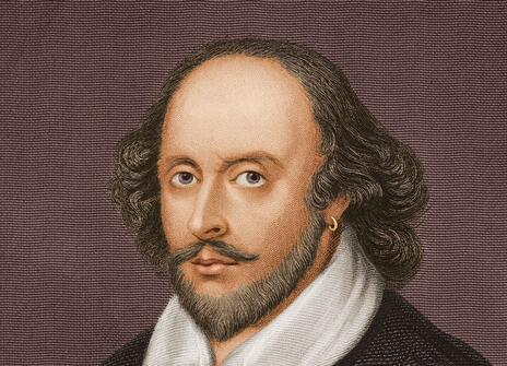 a profile picture of shakespeare