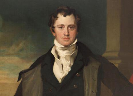 A painting of Humphry Davy